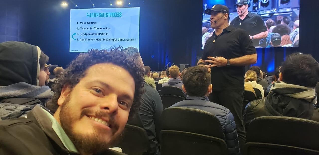 Master Joe Phillips en Business Mastery II de Tony Robbins, Amsterdam, 2019